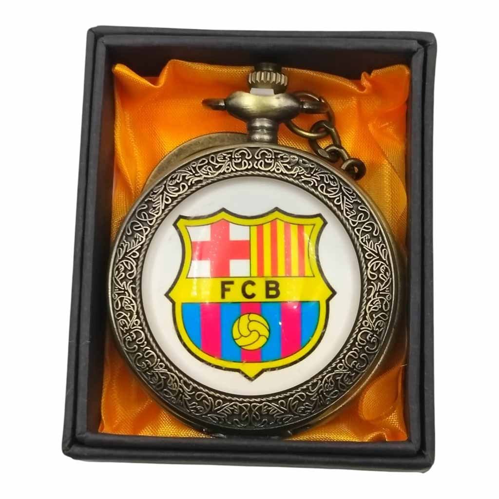 PW-121 FCB Pocket Watch Metallic Keychain - PW-121 - Image 1