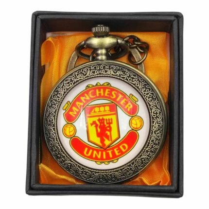 Manchester Pocket Watch Metallic Keychain - PW-124