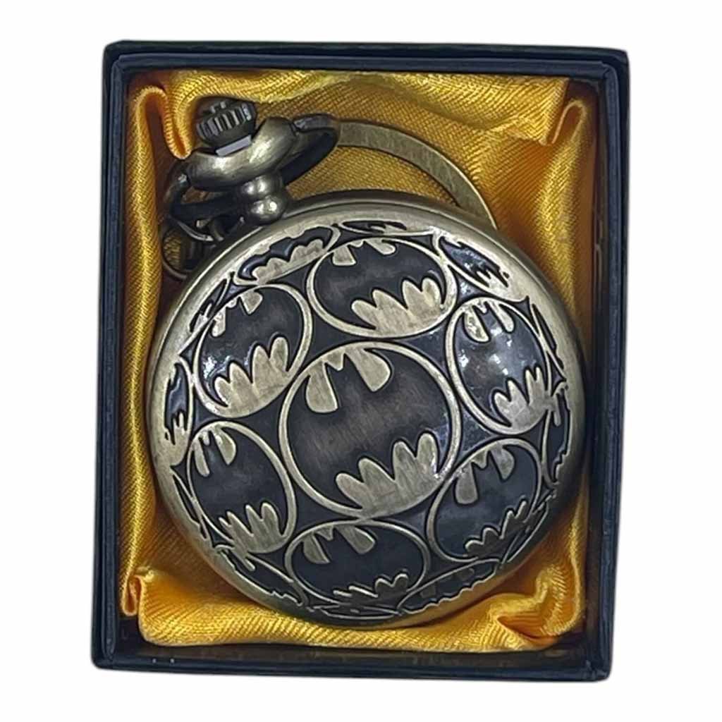 PW-131 Batman Pocket Watch Metallic Keychain Style2 - PW-131 - Image 1