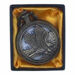 Eagle Pocket Watch Metallic Keychain - PW-138