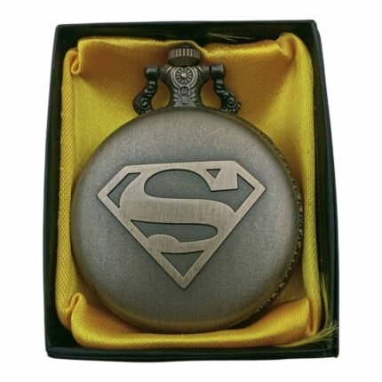 Superman Pocket Watch Metallic Keychain Style2 - PW-24
