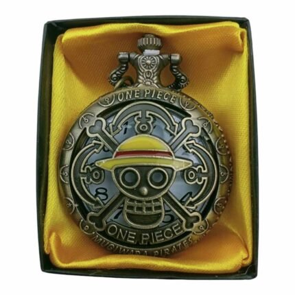 OnePiece Luffy Pocket Watch Metallic Keychain Style1 - PW-25