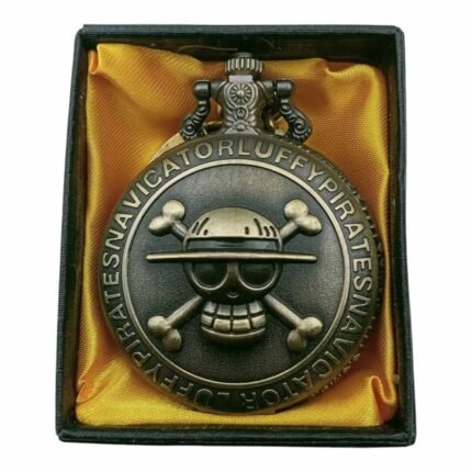OnePiece Luffy Pocket Watch Metallic Keychain Style2 - PW-26