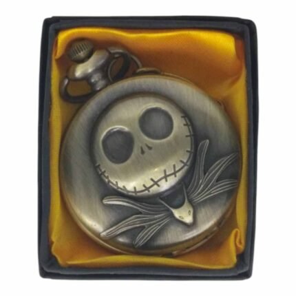 Skull Pocket Watch Metallic Keychain Style2 - PW-31