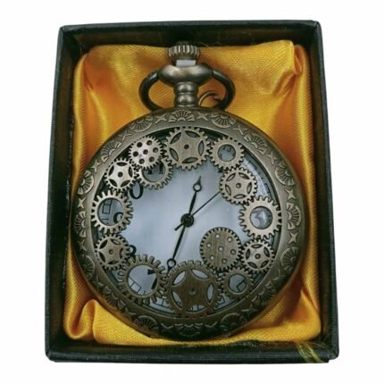 Gear Pocket Watch Metallic Keychain Style1 - PW-37