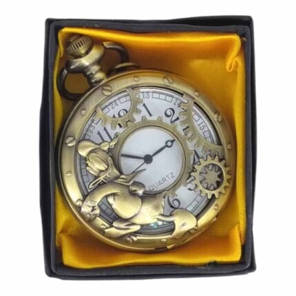 Donald Duck Pocket Watch Metallic Keychain - PW-42