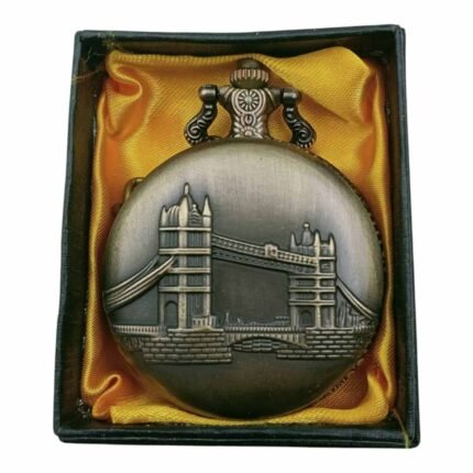 London Tower Pocket Watch Metallic Keychain - PW-53