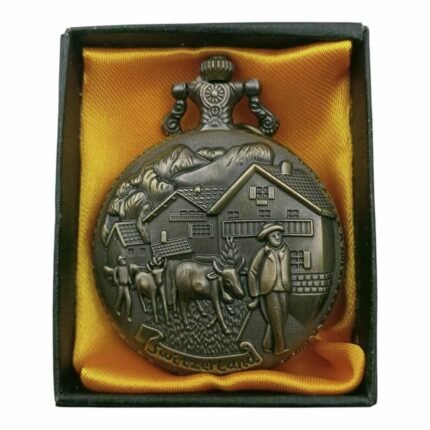 Switzerland Pocket Watch Metallic Keychain - PW-55