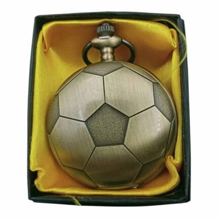 Football Pocket Watch Metallic Keychain - PW-61
