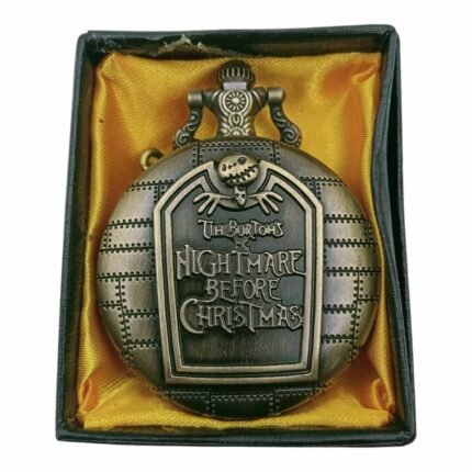 Tim Burton Pocket Watch Metallic Keychain - PW-78