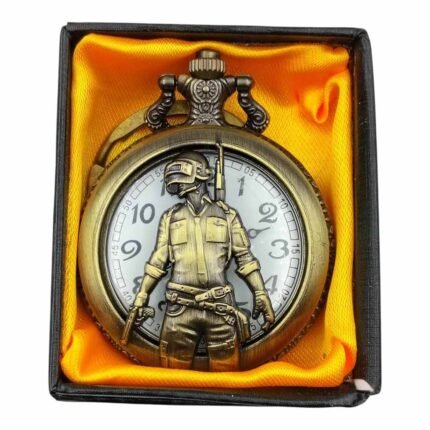 PUBG Pocket Watch Metallic Keychain - PW-88