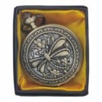 Butterfly Pocket Watch Metallic Keychain style4 - PW-95