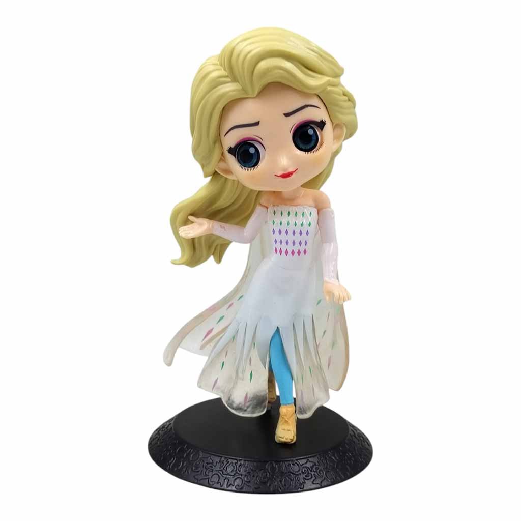 QP-76 Princess Frozen Elsa White Dress Q Posket Action Figure (15cm) - QP-76 - Image 1