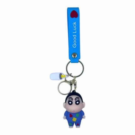 Shinchan 3D Cartoon Character Keychain – Anime Accessory for Bags, Keys, Backpacks