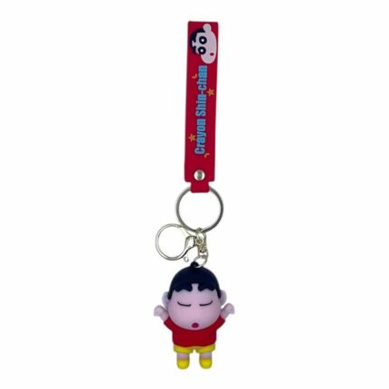 Shinchan 3D Cartoon Character Keychain – Anime Accessory for Bags, Keys, Backpacks (Style4) - RK-04