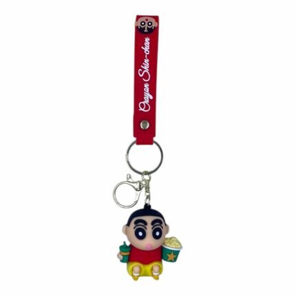 Shinchan 3D Cartoon Character Keychain – Anime Accessory for Bags, Keys, Backpacks (Style5) - RK-05
