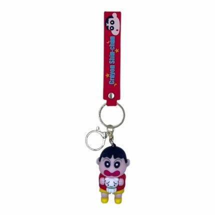 Shinchan 3D Cartoon Character Keychain – Anime Accessory for Bags, Keys, Backpacks (Style8) - RK-08