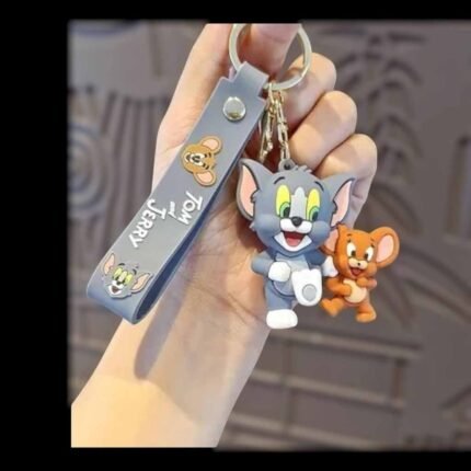 Tom & Jerry 3D Rubber Keychain (RK-104, MOQ-3)