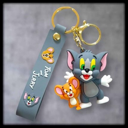 Tom & Jerry 3D Rubber Keychain (RK-106, MOQ-3)