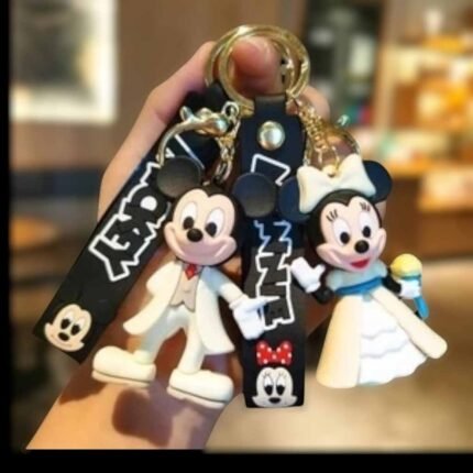 Mickey Mouse 3D Rubber Keychain (RK-109, MOQ-4)