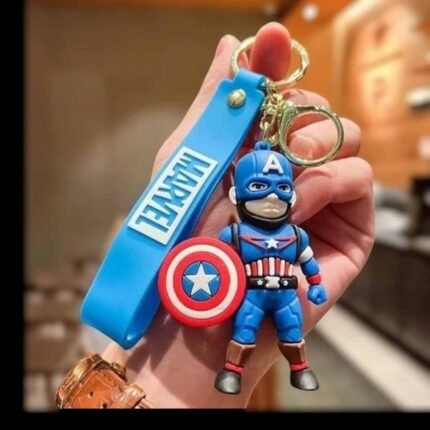 Captain America 3D Rubber Keychain (RK-131, MOQ-3)