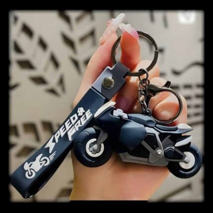 Super Bike 3D Rubber Keychain (RK-133, MOQ-3)