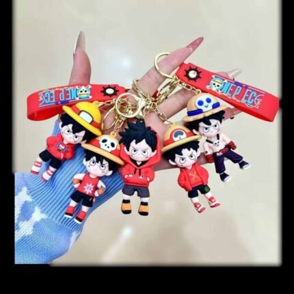 Onepiece Luffy 3D Rubber Keychain (RK-139, MOQ-5)