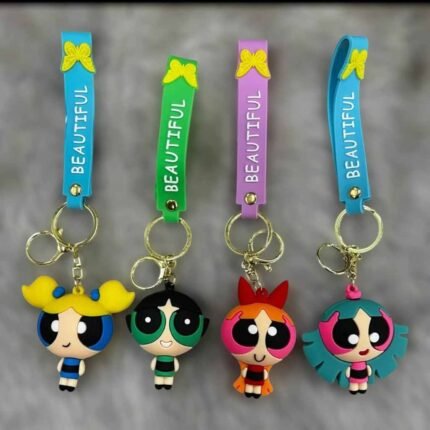 Powerpuff Girls 3D Rubber Keychain (RK-148, MOQ-4)