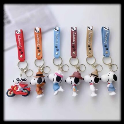 Snoopy 3D Rubber Keychain (RK-151, MOQ-6)