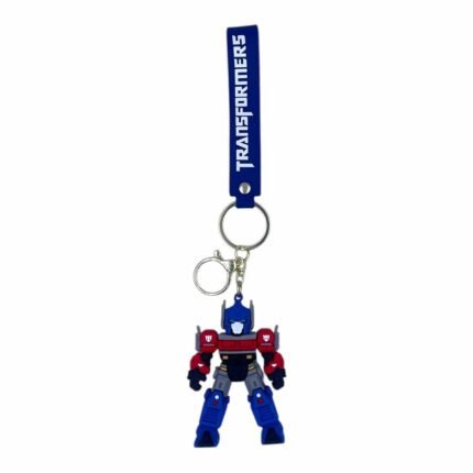 Transformers Anime 3D Transformers Keychain – Anime Accessory for Bags, Keys, Backpacks (Blue) - RK-18