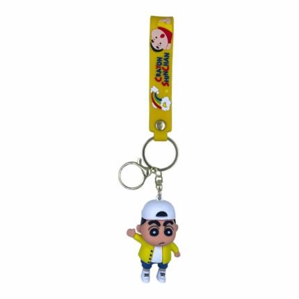 Shinchan 3D Cartoon Character Keychain – Anime Accessory for Bags, Keys, Backpacks (Style10) - RK-20