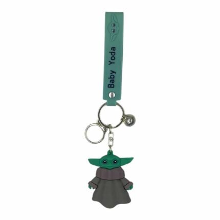 Star Wars 3D Baby Yoda Keychain – Anime Accessory for Bags, Keys, Backpacks (Style1) - RK-29