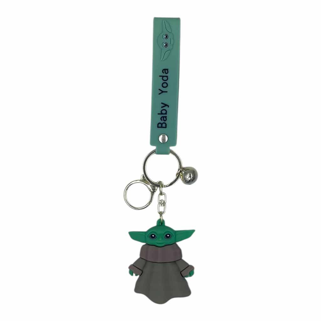 RK-29 Star Wars 3D Baby Yoda Keychain – Anime Accessory for Bags, Keys, Backpacks (Style1) - RK-29 - Image 1
