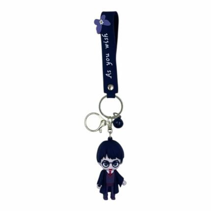 Harry Potter With Magic Wand 3D Harry Potter Keychain – Anime Accessory for Bags, Keys, Backpacks (Style1) - RK-32
