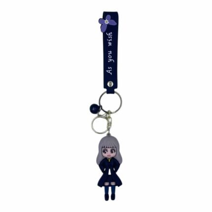 Harry Potter 3D Hermione Granger Keychain – Anime Accessory for Bags, Keys, Backpacks (Style1) - RK-35