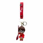 Harry Potter With Broomstick 3D Harry Potter Keychain – Anime Accessory for Bags, Keys, Backpacks (Style1) - RK-37