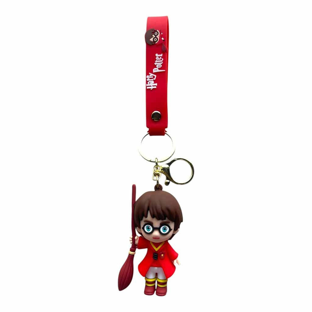RK-37 Harry Potter With Broomstick 3D Harry Potter Keychain – Anime Accessory for Bags, Keys, Backpacks (Style1) - RK-37 - Image 1
