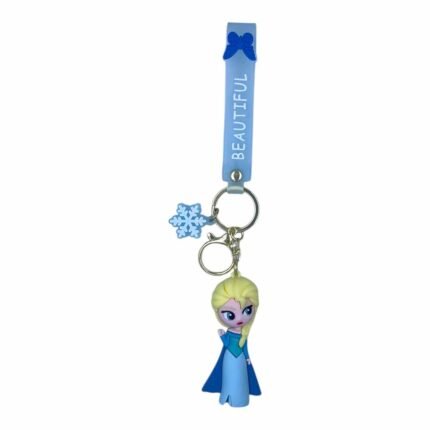 Disney Princess 3D Frozen Elsa Keychain – Anime Accessory for Bags, Keys, Backpacks - RK-43