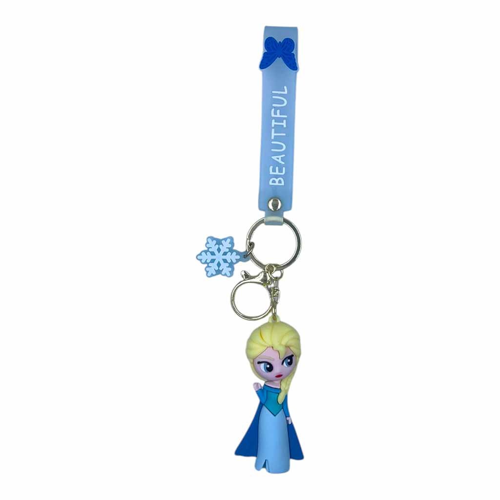 RK-43 Disney Princess 3D Frozen Elsa Keychain – Anime Accessory for Bags, Keys, Backpacks - RK-43 - Image 1