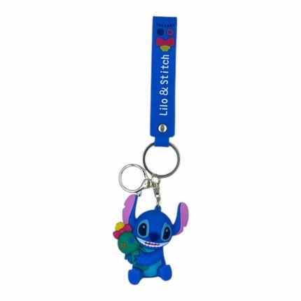 Lilo & Stitch 3D Cartoon Character Keychain – Anime Accessory for Bags, Keys, Backpacks - RK-48