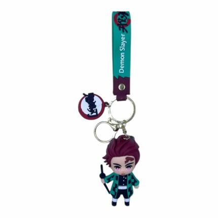 Demon Slayer Anime 3D Tanjiro Keychain – Anime Accessory for Bags, Keys, Backpacks - RK-50
