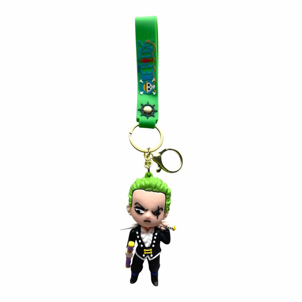 RK-75 One Piece Anime 3D Roronoa Zoro Keychain – Anime Accessory for Bags, Keys, Backpacks (Style3) - RK-75 - Image 1
