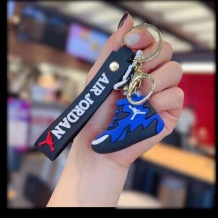 Jordan Blue 3D Rubber Keychain (RK-88, MOQ-3)