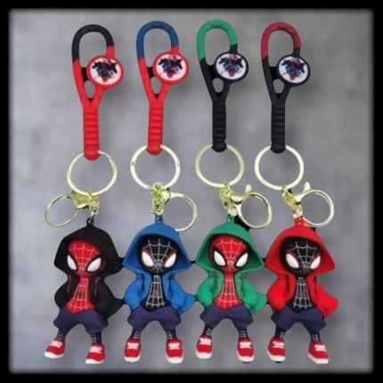 Spiderman Hoodies 3D Rubber Keychain (RK-91, MOQ-8)
