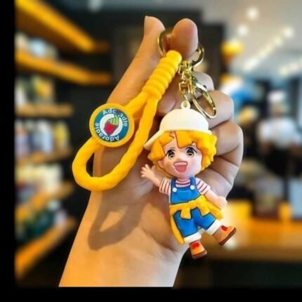 Zenitsu 3D Rubber Keychain (RK-93, MOQ-3)