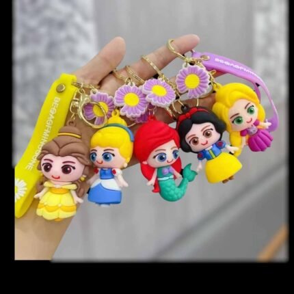 Princess 3D Rubber Keychain (RK-98, MOQ-5)