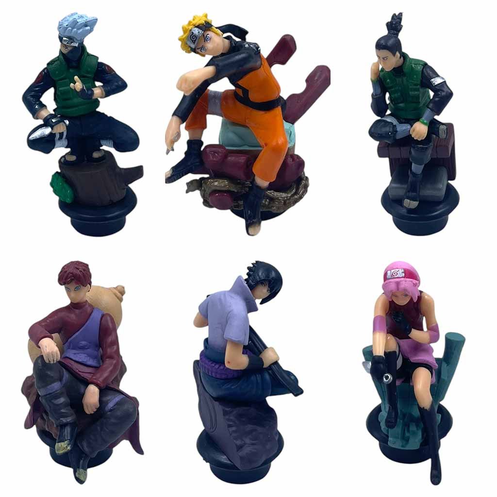 S101 Narto Set of 6 Action Figures 8cm - S101 - Image 1