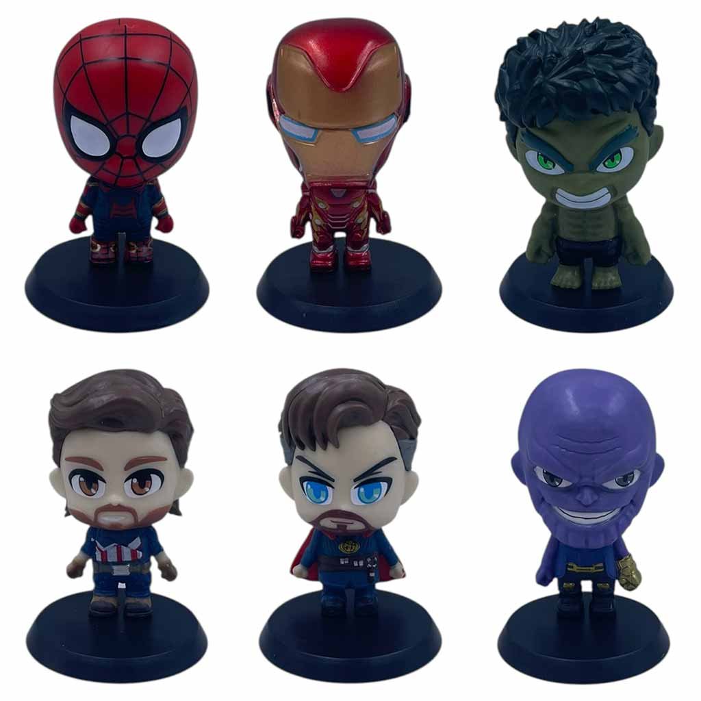 S109 Avgrs Set of 6 Action Figures 7cm - S109 - Image 1