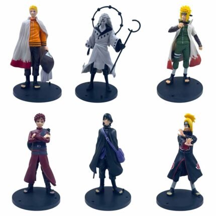 Narto Set of 6 Action Figures 18-20cm - S111