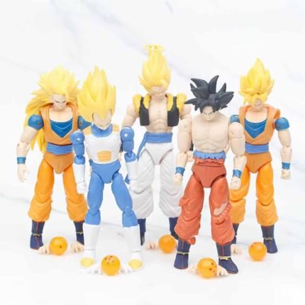 DBZ Set of 5 Action Figures 17cm Style2 - S114